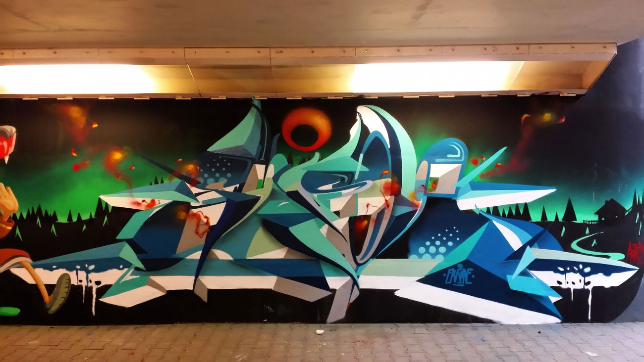 Graffiti Wall - Photo by ekison (2015)