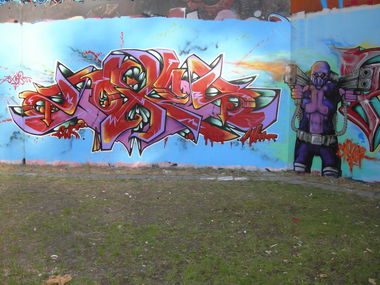 Graffiti Wall - Photo by ekszer - zoxes, suf, Hamburg (2014)