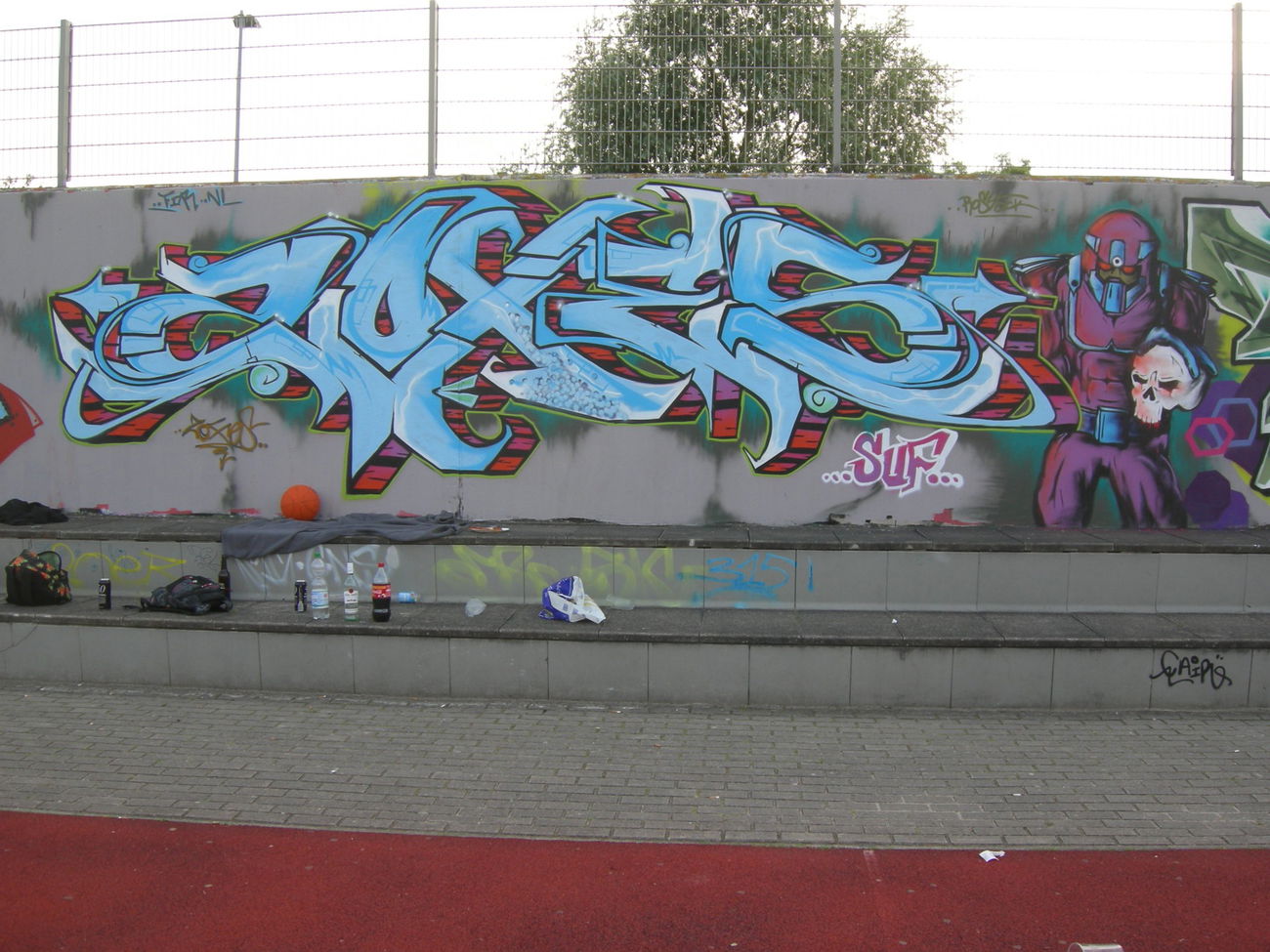 Graffiti Wall - Photo by ekszer - Zoxes, nl, Rostock (2015)