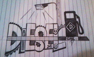 Graffiti Sketch - Photo by eleali