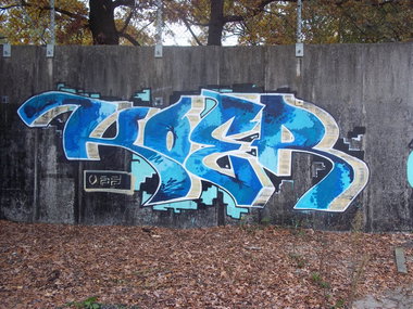 Graffiti Wall in Berlin - Photo by elektronisch - Koer, Off, 2013 (2013)