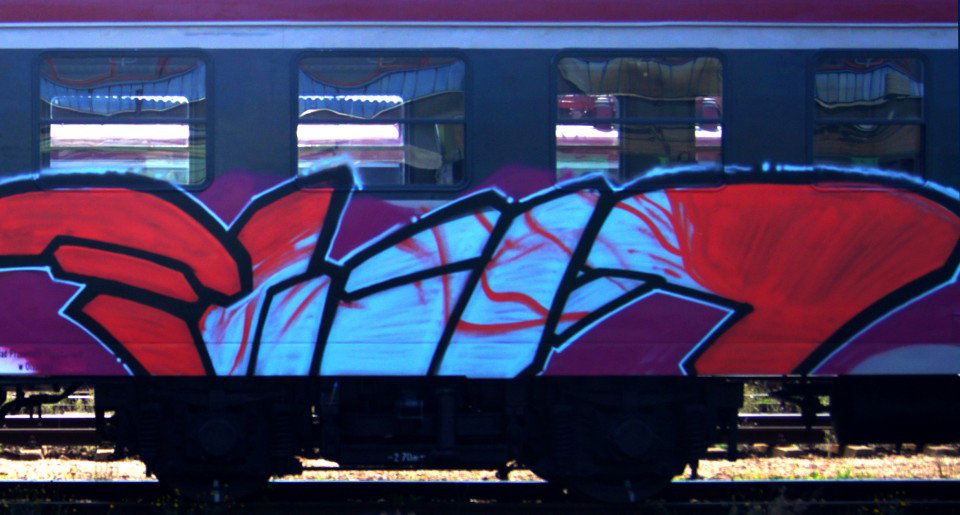 Graffiti Train - Photo by eliano1