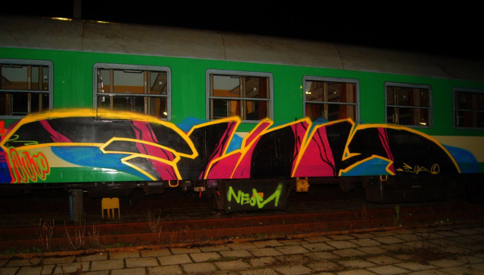 Graffiti Train - Photo by eliano1
