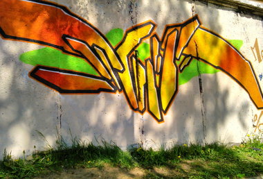 Graffiti Wall in Wólka - Photo by eliano1 (2014)