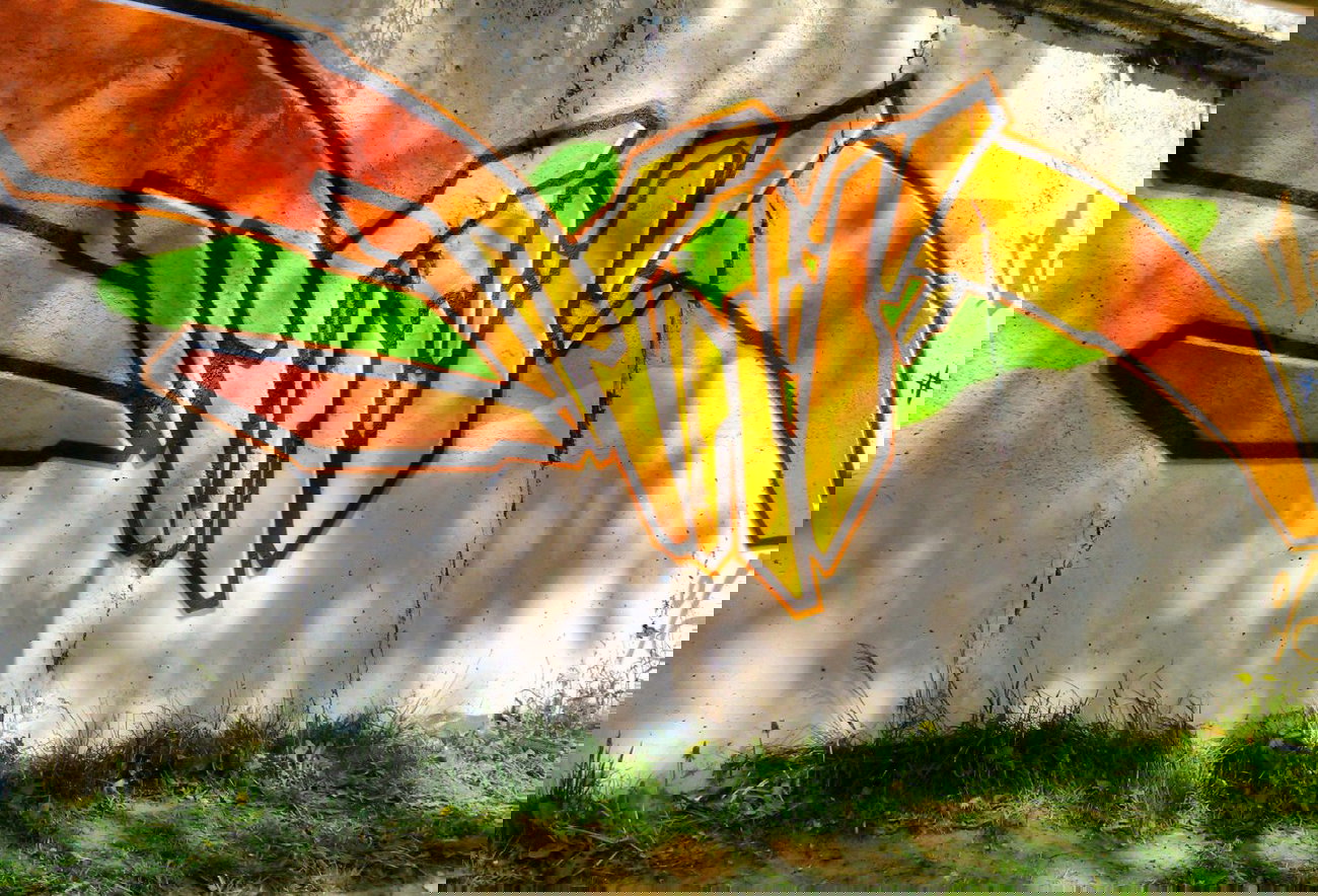 Graffiti Wall in Wólka - Photo by eliano1 (2014)