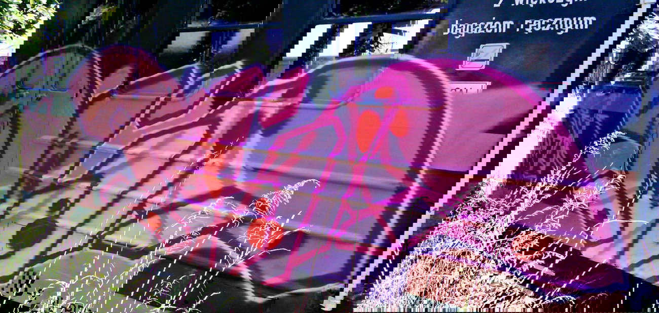 Graffiti Train in Wola Wierzbowska - Photo by eliano1 (2014)