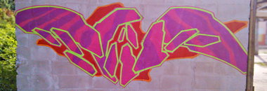 Graffiti Wall in Tarnówka, Kuyavian-Pomeranian Voivodeship - Photo by eliano1 (2014)