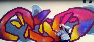 Graffiti Wall in Bie?u? - Photo by eliano1 - train, line (2014)