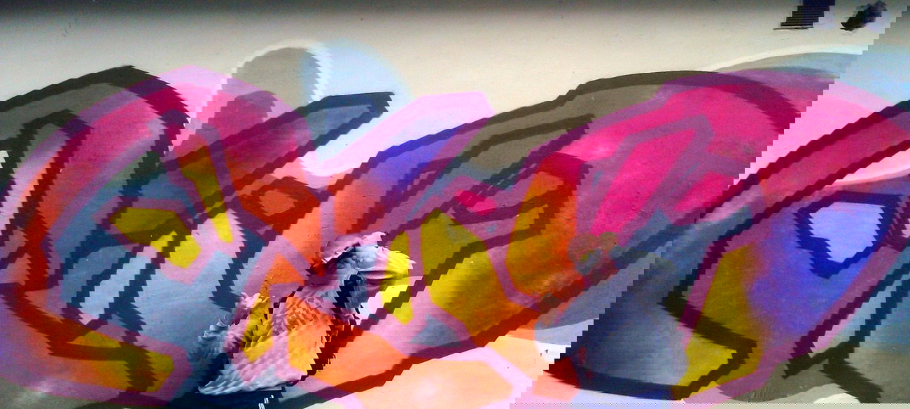 Graffiti Wall in Bie?u? - Photo by eliano1 - train, line (2014)