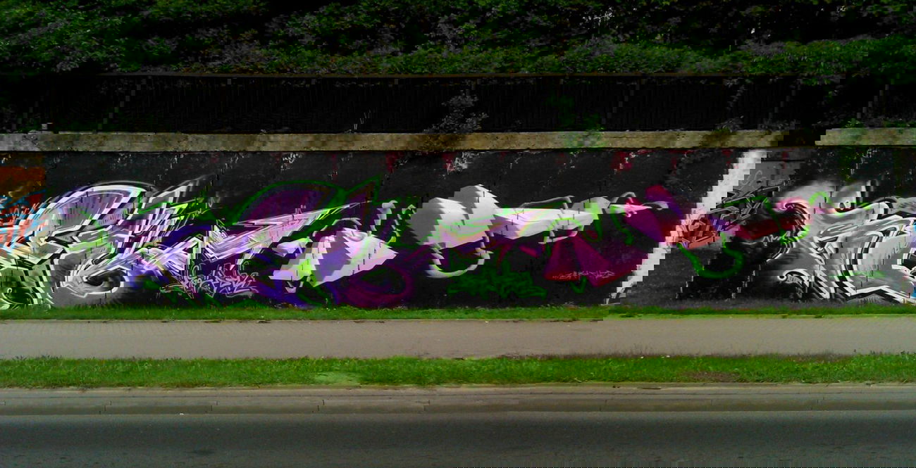 Graffiti Wall in Olsztyn - Photo by eliano1 (2014)