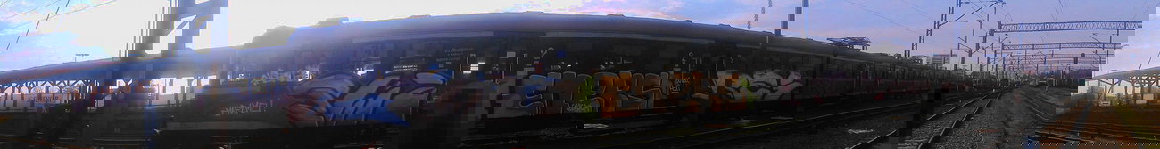 Graffiti Train in Skórka - Photo by eliano1 - Elia, Eners, Rei (2014)