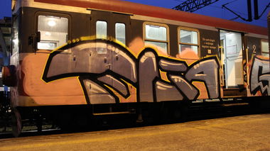 Graffiti Train - Photo by eliano1 - en57, poland, blacha (2019)