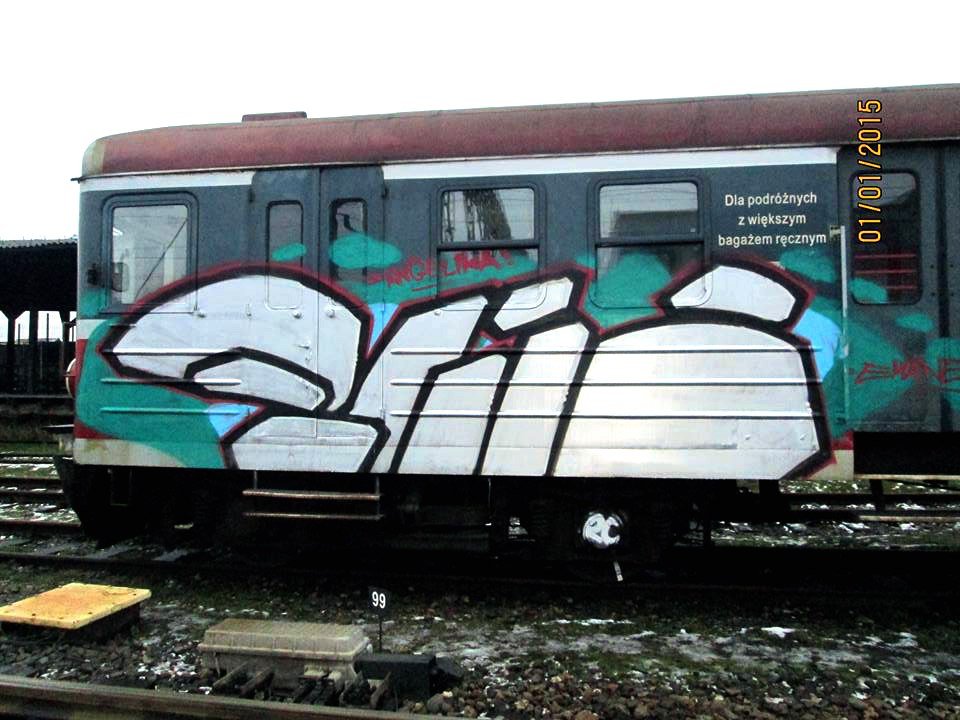 Graffiti Train in Gmina Sierpc - Photo by eliano1 (2015)
