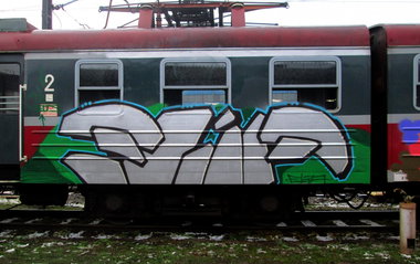 Graffiti Train - Photo by eliano1 (2014)