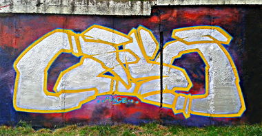 Graffiti Wall in Warsaw - Photo by eliano1 (2015)