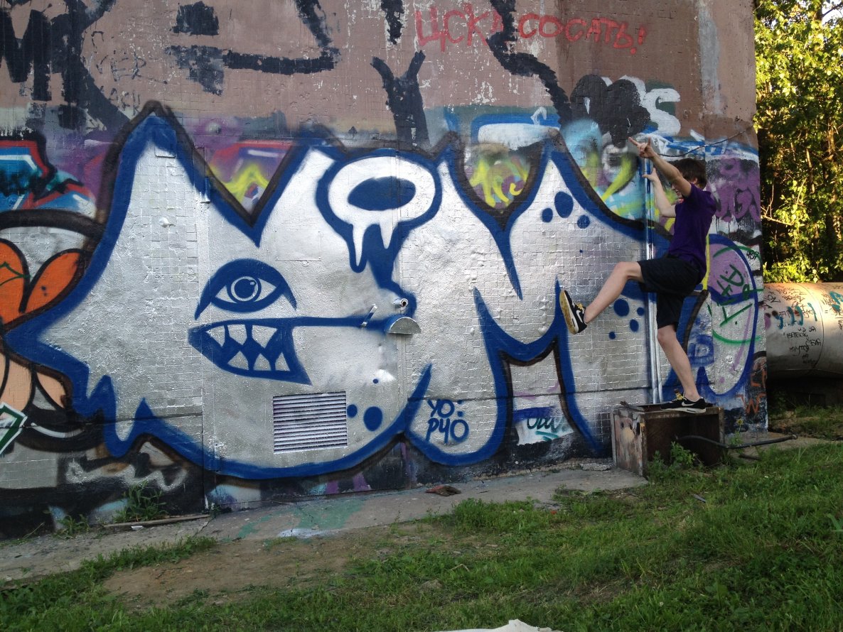 Graffiti Bombing - Photo by em (2012)