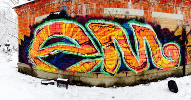 Graffiti Bombing - Photo by em (2013)