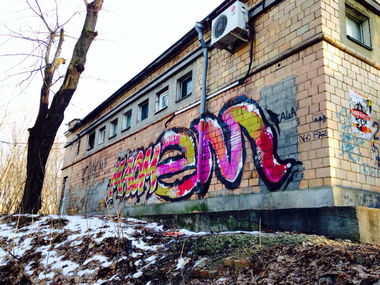 Graffiti Bombing - Photo by em (2014)