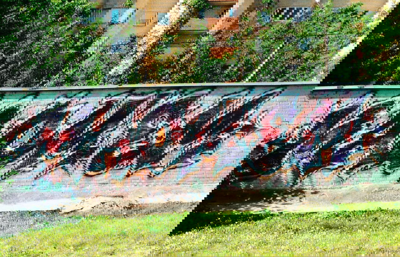 Graffiti Bombing - Photo by em