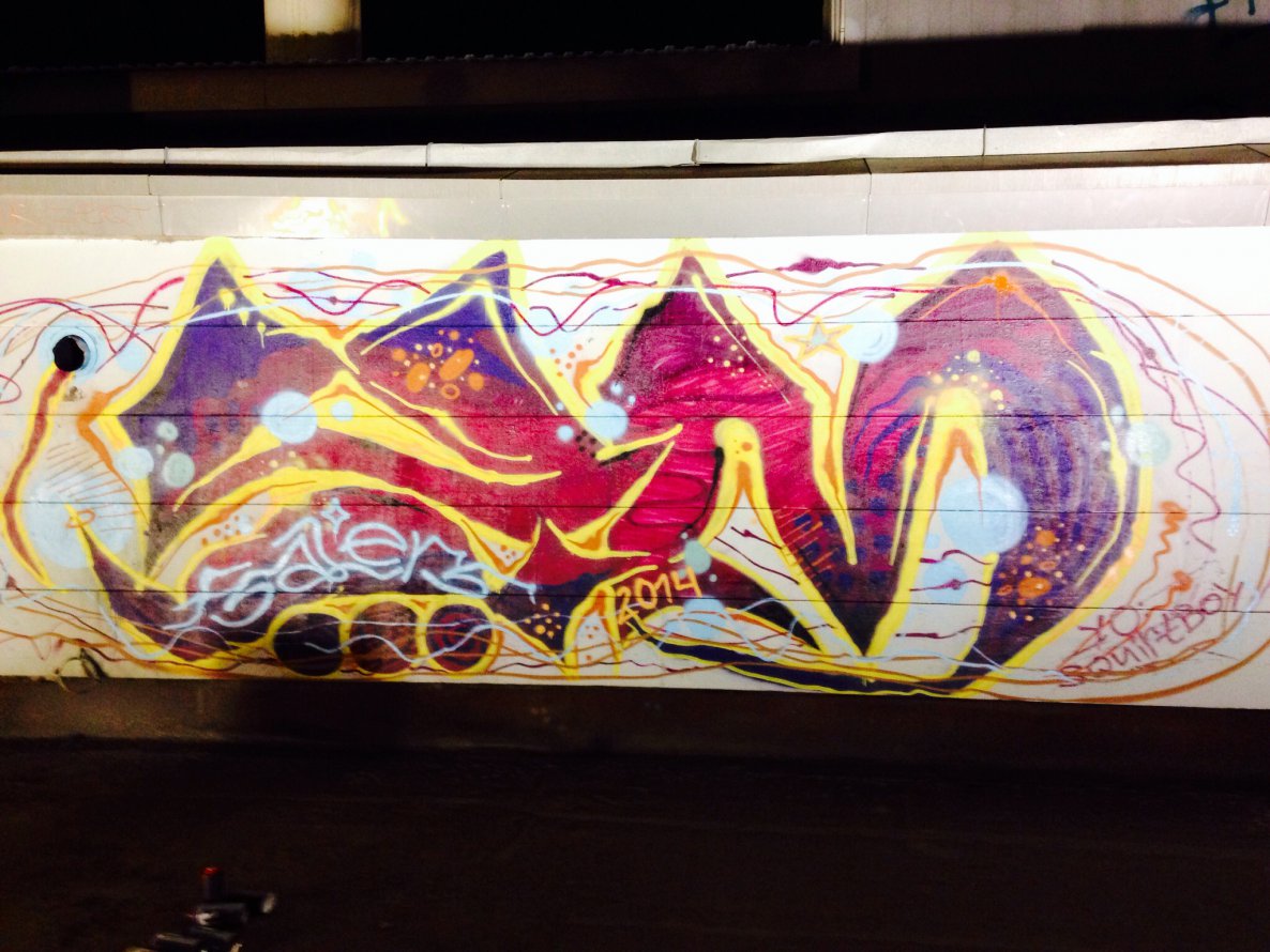 Graffiti Wall - Photo by em