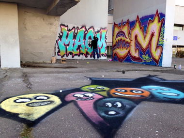 Graffiti Wall - Photo by em