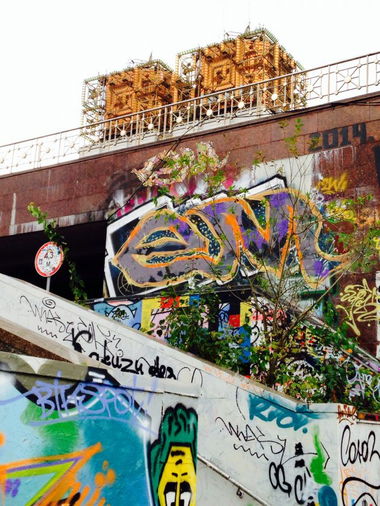 Graffiti Wall - Photo by em - Em, installation, halloffame (2014)