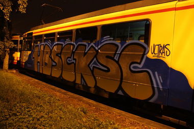 Graffiti Train - Photo by emilyerdbeere - hbsc, ksc