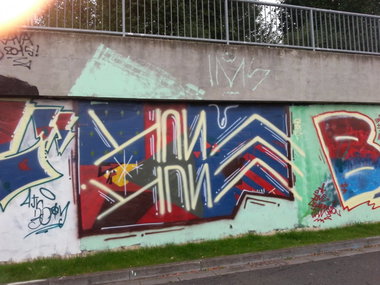Graffiti Wall - Photo by emilyerdbeere - ?