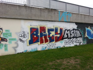 Graffiti Bombing - Photo by emilyerdbeere - brey