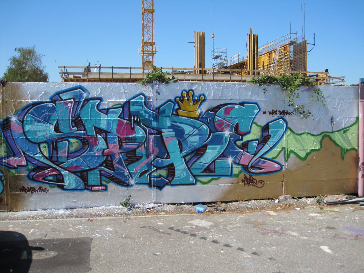Graffiti Wall - Photo by emilyerdbeere - spore, karlsruhe