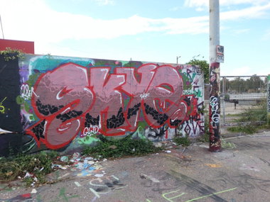 Graffiti Wall - Photo by emilyerdbeere - skye, karlsruhe