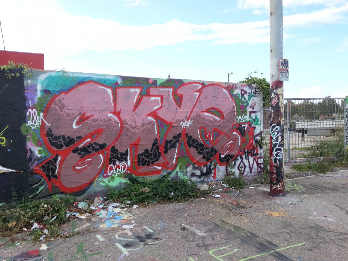 Graffiti Wall - Photo by emilyerdbeere - skye, karlsruhe