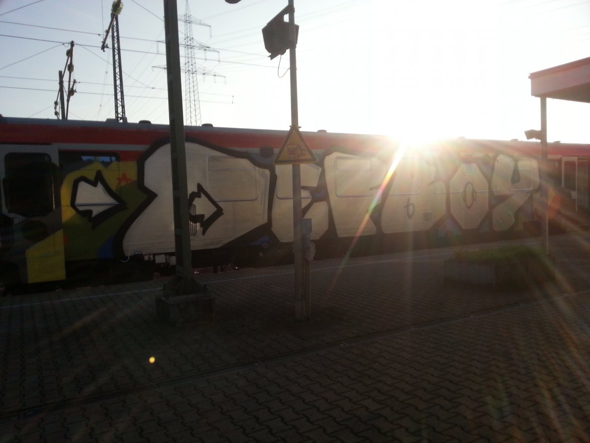 Graffiti Train - Photo by emilyerdbeere - defboy, karlsruhe
