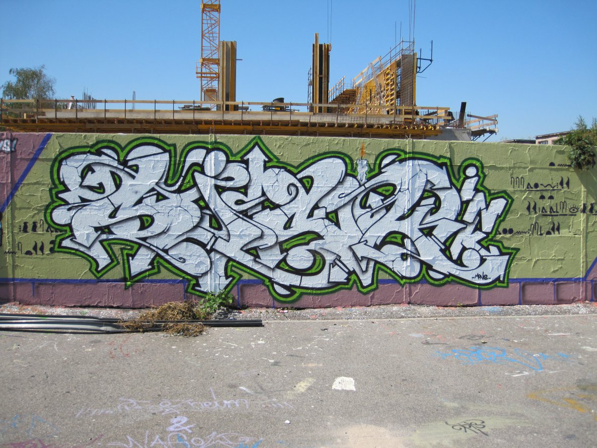 Graffiti Wall - Photo by emilyerdbeere - sick, karlsruhe
