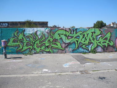 Graffiti Wall - Photo by emilyerdbeere - zebs, siak, karlsruhe