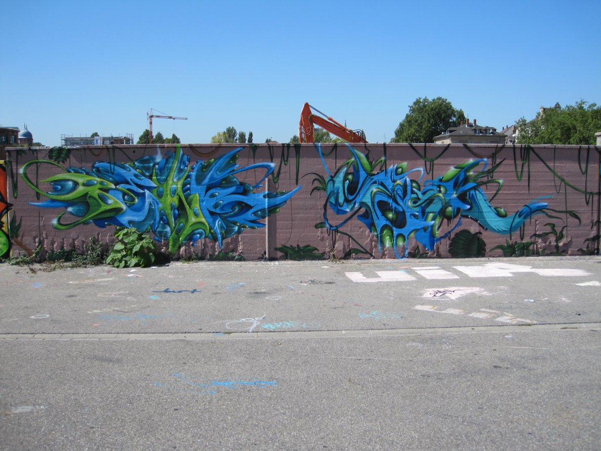 Graffiti Wall - Photo by emilyerdbeere - tenk, ?, karlsruhe