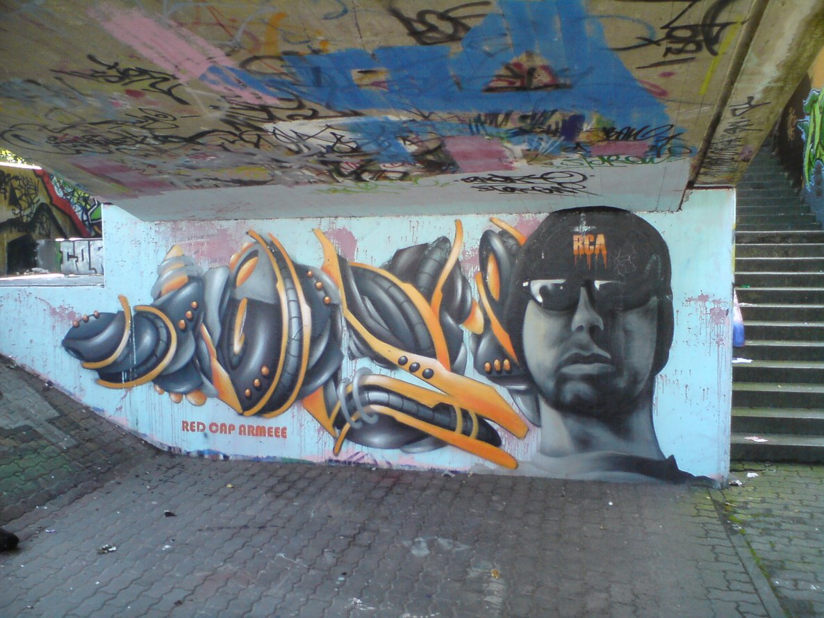 Graffiti Wall - Photo by emilyerdbeere - keon, karlsruhe