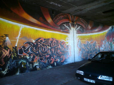 Graffiti Wall - Photo by emilyerdbeere - core, abyz, karlsruhe