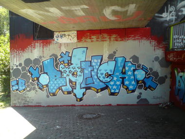 Graffiti Wall - Photo by emilyerdbeere - bauch, karlsruhe