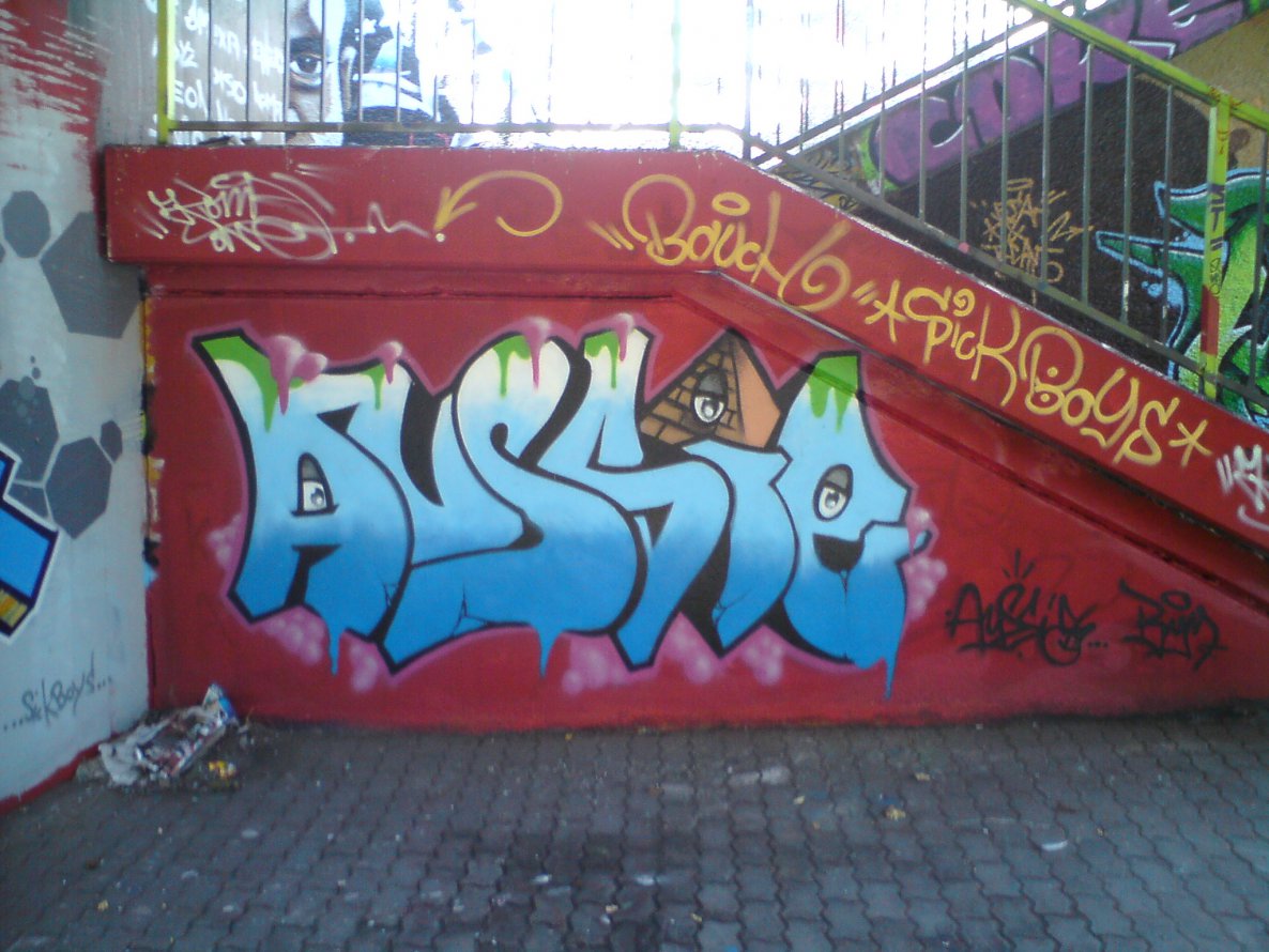 Graffiti Wall - Photo by emilyerdbeere - aussie, karlsruhe