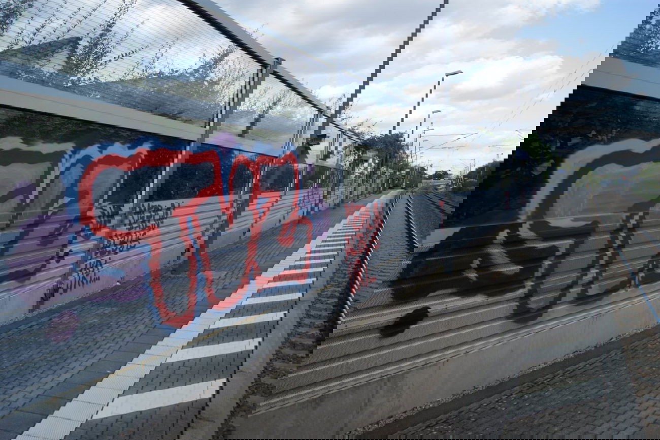 Graffiti Bombing - Photo by emilyerdbeere - tvz, karlsruhe