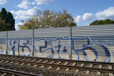 Graffiti Bombing - Photo by emilyerdbeere - ksc, fbs, karlsruhe