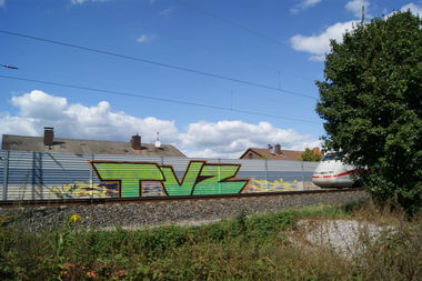 Graffiti Bombing - Photo by emilyerdbeere - tvz, karlsruhe