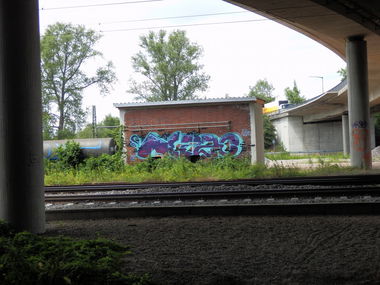 Graffiti Wall - Photo by emilyerdbeere - mezzo, karlsruhe