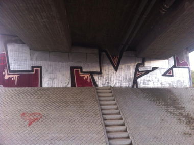 Graffiti Wall - Photo by emilyerdbeere - tvz, karlsruhe