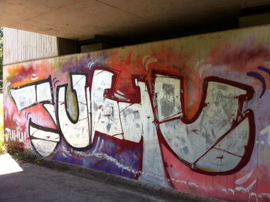 Graffiti Wall - Photo by emilyerdbeere - juhu, karlsruhe