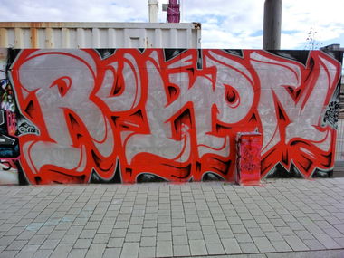 Graffiti Wall - Photo by emilyerdbeere - rukon, karlsruhe