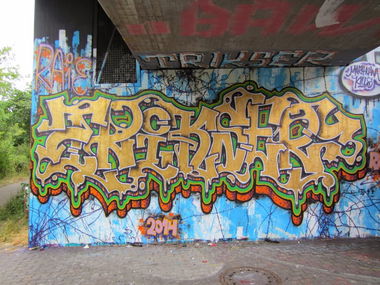Graffiti Wall - Photo by emilyerdbeere - trickser, trixer, karlsruhe