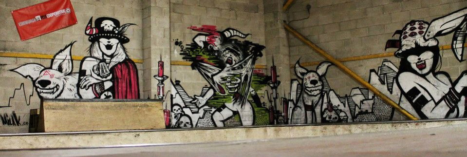 Graffiti Wall in Sheffield - Photo by emma