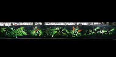 Graffiti Wall in Potsdam - Photo by emon - ASMER, EMON, SMUS (2013)